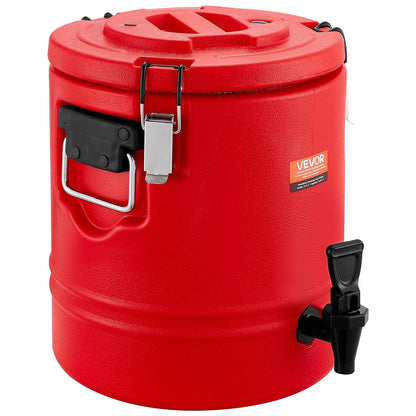 VEVOR Insulated Beverage Dispenser, 3 Gal/11.4L Thermal Hot and Cold Drink Server Dispenser with Spigot, Food-Grade Cooler Jug with 304 Stainless Steel Interior, for Tea Coffee Restaurant Outdoor