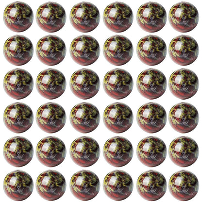 Natural Stone Beads 100pcs 6mm Dragon Blood Stone Round Genuine Stone Beading Loose Gemstone Hole Size 1mm DIY Smooth Beads for Bracelet Necklace Earrings Jewelry Making (Dragon Blood Stone Red,6mm)