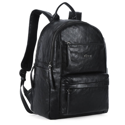 ZOCAI Large Leather Backpack Purse for Women – Vegan Retro Leather Travel Backpack for Women with Compartment, Multiple Pockets Roomy Large Capacity Daypack for Work Traveling.