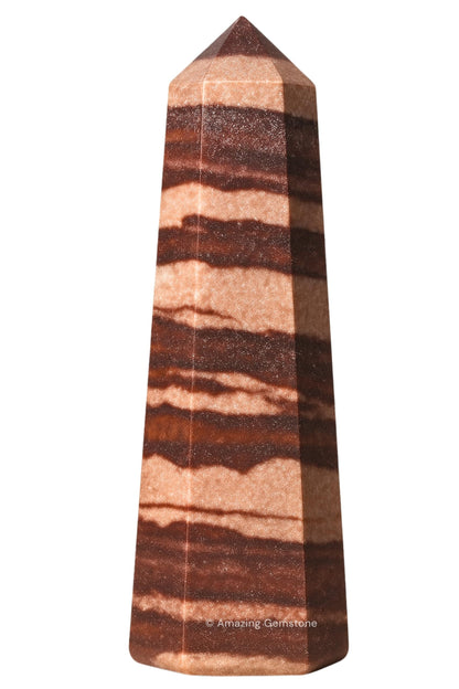 Amazing Gemstone Narmada Shiva Lingam Crystal Towers ~ Natural Healing Crystal Point Obelisk for Reiki Healing and Crystal Grid (3" to 4" INCH)