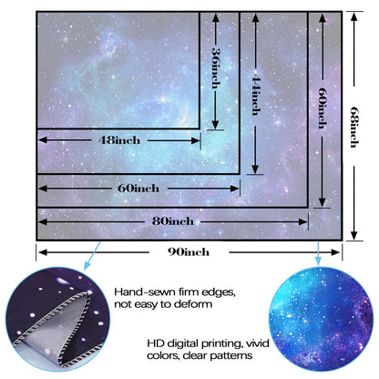 Spenlife Space Tapestry Star Wall Tapestry Galaxy Wall Hanging Tapestries for Bedroom Perfect for Living Room, Bedroom, Dorm Decor Space2 44×60 Inches
