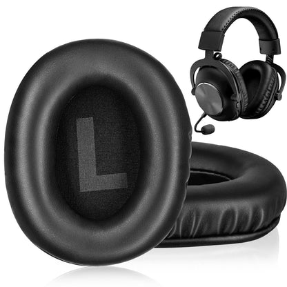 Replacement Earpads for Logitech G Pro/G Pro X Gaming Headset Earpads Earpads for Logitech G Pro/G Pro X Gaming Headset (Leather)