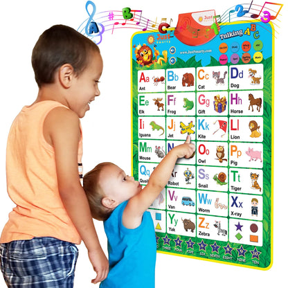Just Smarty Interactive Learning & Education Toys for 2+ Year Old | Alphabet Learning Toddler Toys Age 1-2 | Learning Toys for 1 + Year Old Boys and Girls | ABC Baby Learning Toys 12-18 Months
