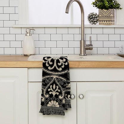 SKL Home Amherst Medallion 100% Cotton Premium Bath Towel, 600 GSM, Soft &