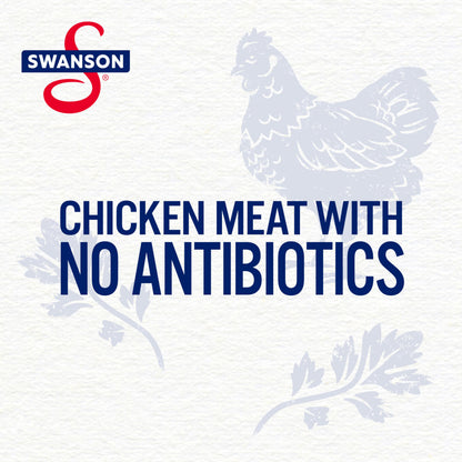 Swanson White Premium Chunk Chicken Breast with Rib Meat in Water, 12.5 oz. (Pack of 2)