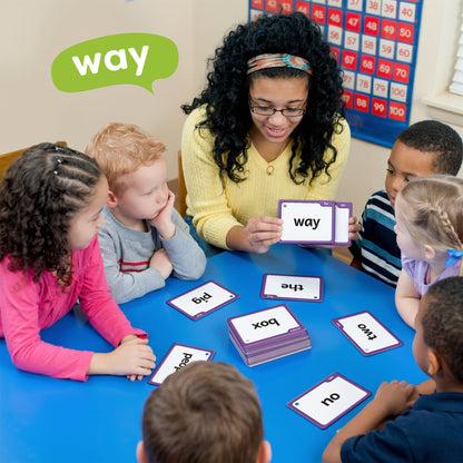 Torlam Sight Words Flash Cards for Kids Pre-Kindergarten,Learn to Read Digraphs CVC Blends Long Vowel Sounds Spelling Reading Phonics Games for 2-4 Years, Site Words Classroom Homeschool