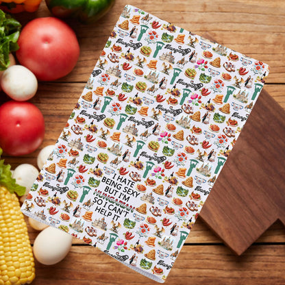 JNIAP Hungarian Kitchen Towel Hungary Gifts Hungarian Chef Gift Hungarian Flag Dish Towel Hungary Hand Towel (Hungarian kt)