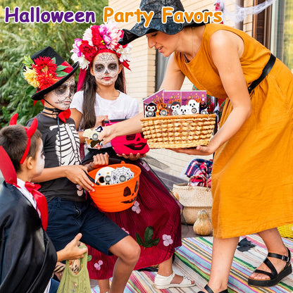 ERTIUANIO 24 Pcs Halloween Fidget Spinner Bulk for Teens Adults, Halloween Trick Or Treat Goodie Bag Stuffers, Halloween Party Favors Supplies Classroom Prizes Giveaways Gifts for Boys Girls