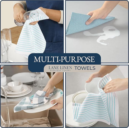 LANE LINEN Kitchen Towels and Dishcloths Sets