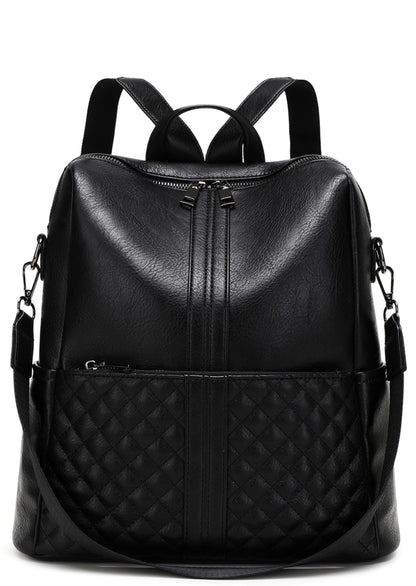 sqlp Daily Use Backpack Purse for Women Vegan Leather Travel Back Pack Fashion Multipurpose Design Shoulder Bags Handbag