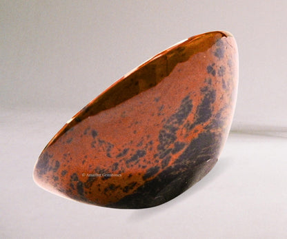 Mahogany Obsidian Crystal Bowl - 2 Inch Decorative Bowls for Room and Home Decor - Gemstone Healing Crystals for Elegant Display, Positive Energy Balance and Gift