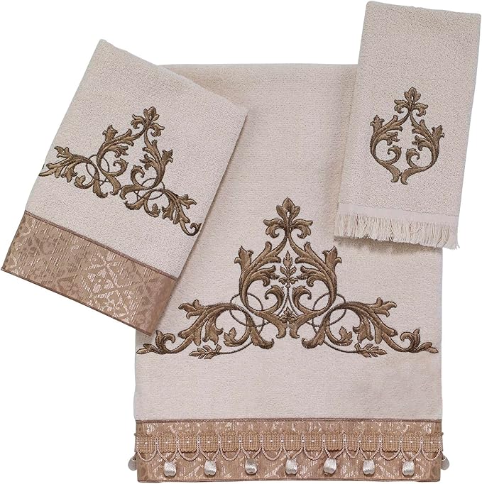 Avanti Linens - 3pc Towel Set, Soft & Absorbent Cotton Towels