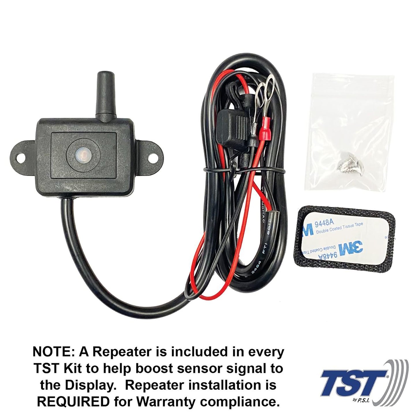 TST-507-H-4-C TPMS System with 4 Hybrid/Marine Sensors, Color Display and Repeater