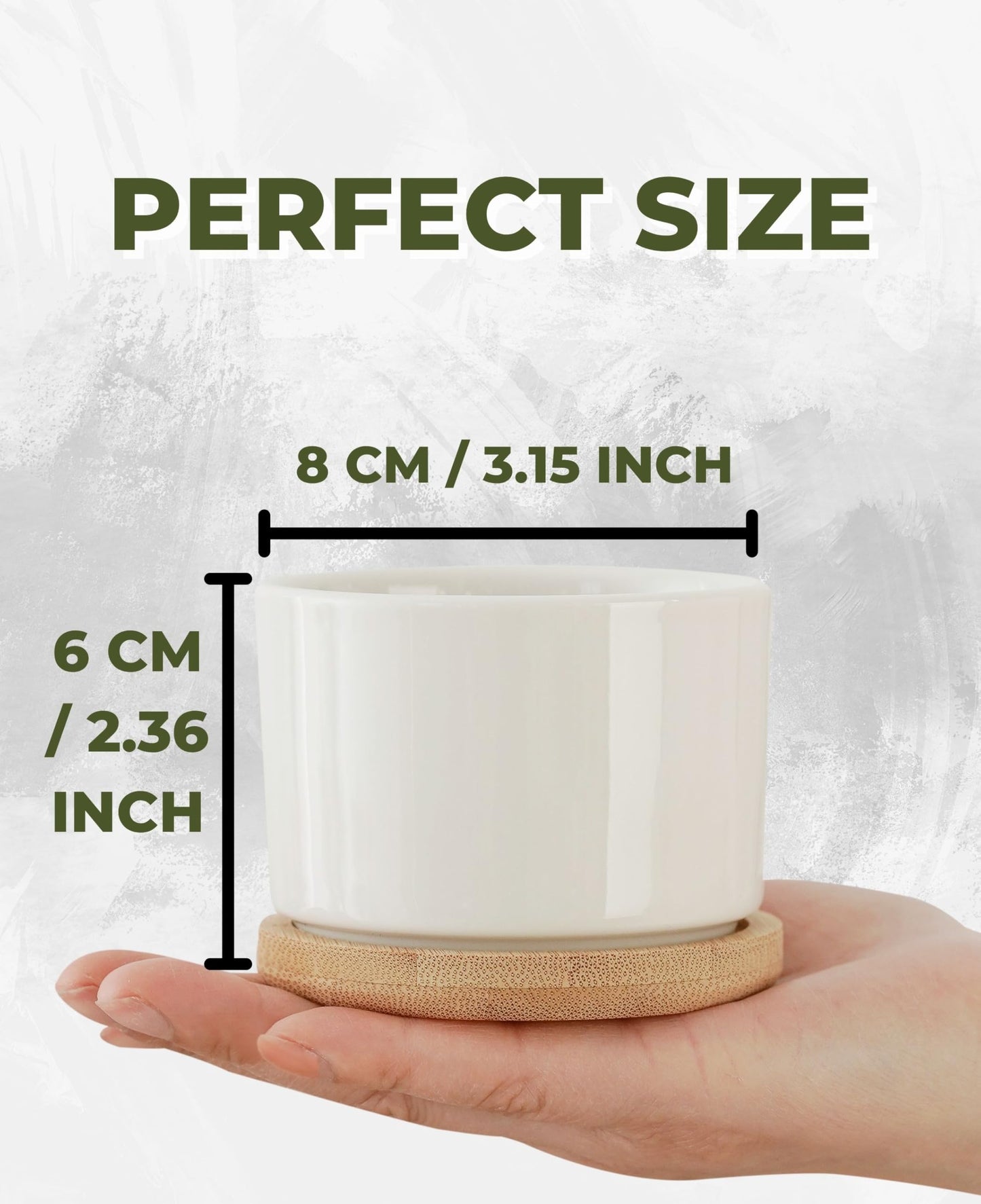 InnoBeta Gnome Gifts for Women Gardening Lovers, Succulent Plant Pots 3pcs, Gifts for Gnome Lovers, Gnomes Planter Pot with Bamboo Tray, Plants NOT Included, for Birthday, Christmas