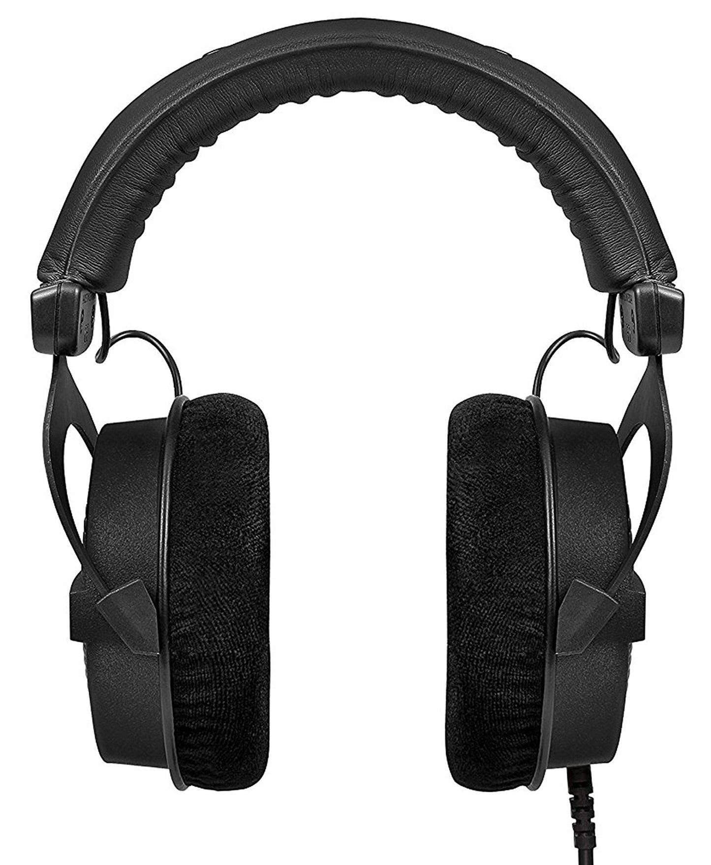 beyerdynamic DT 990 PRO Over-Ear Studio Monitor Headphones - Open-Back Stereo Construction, Wired (80 Ohm, Black (Limited Edition)) (Renewed)