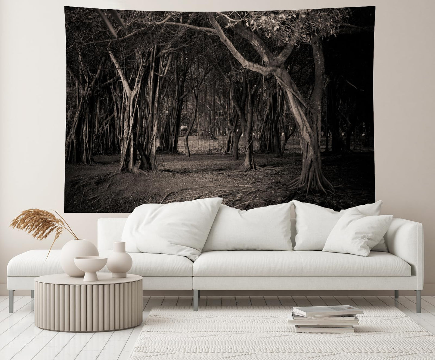chnywork 9x6ft Misty Dark Forest Backdrop Halloween Woods Gloomy Grove Mystery Vampire Forest Background Magic Witch Wizard Sorcerer Ghost Halloween Festival Party Decors Portrait Photo Props