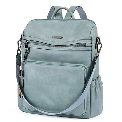 CLUCI Backpack Purse for Women Travel Leather Large Women Backpack Fashion Designer Lady Shoulder Bags with Tassel