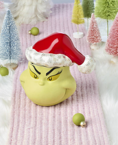 Lenox 896338 Merry Grinchmas Covered Candy Jar, Christmas & Holiday Decor
