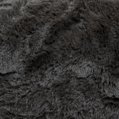 Best Friends by Sheri The Original Calming Donut Dog Bed for Extra-Small Dogs up to 10 lbs, Lux Faux Fur, Mink Dark Gray, 18" x 18"