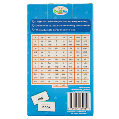106 Sight Words Flash Cards Pre K for Ages 3-4, Dolch & Fry Sight Word Reading Games, Homeschool Supplies for Preschool with 7 Educational Game Ideas
