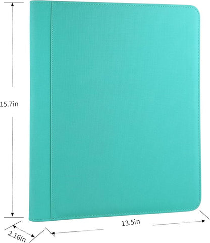 Toploader Binder, Holds 324 Toploaders, 9 Pocket Top Loader Binders with Sleeves for 3 x 4'' Toploaders, Double-Sided Pocket Top Loader Storage Binder, Trading Card Binder - Diamond Lake Blue