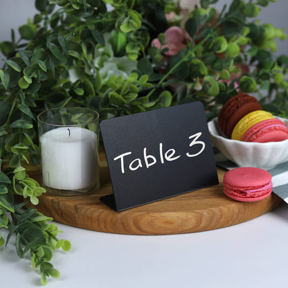 Mini Chalkboards 3 x 4 inches (30 Pack Black)
