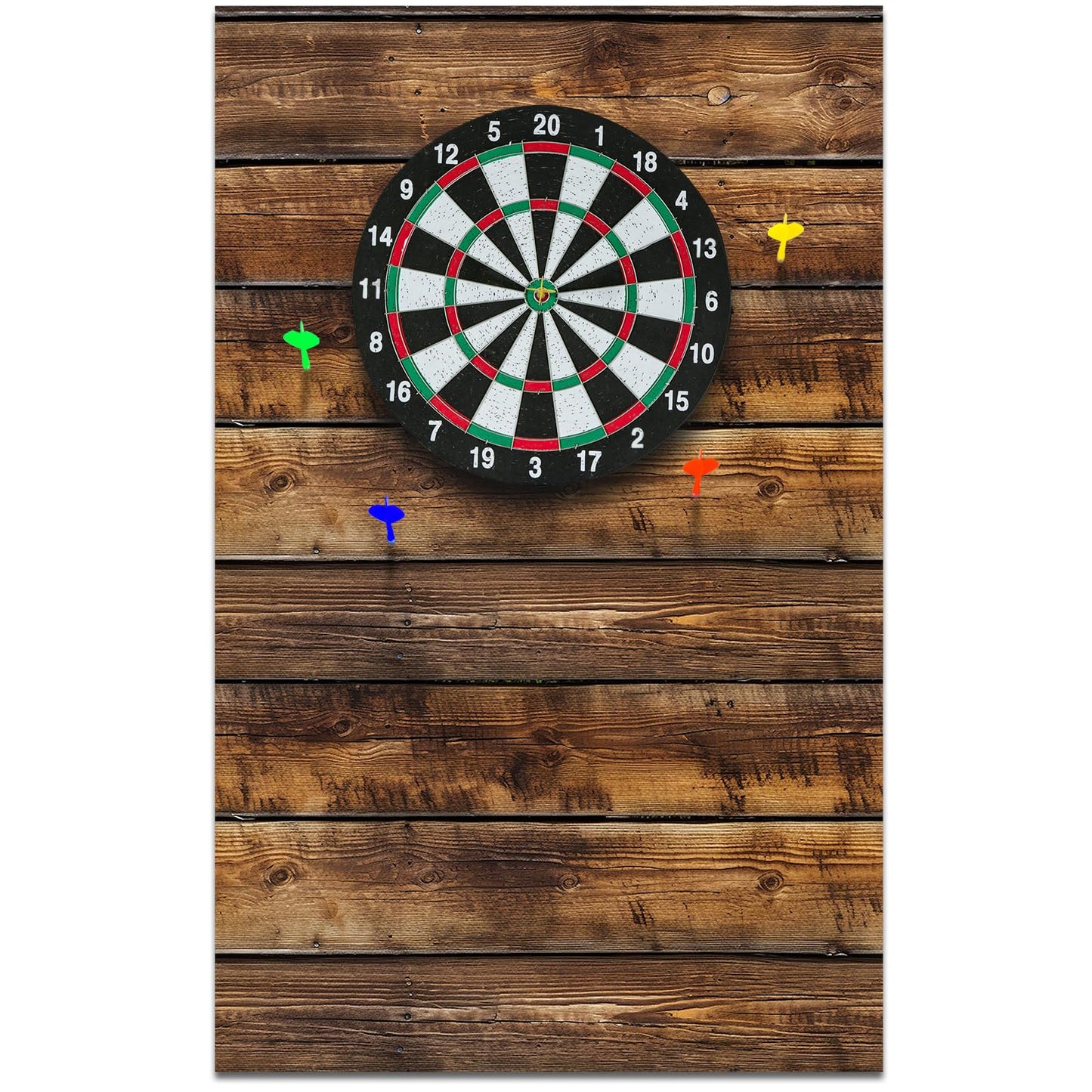Hahafelt 36 x 24 x 0.5 Inch Felt Wood Grain Dart Board Wall Protectors Square Dart Board Backing Tiles Dartboard Backboard Cork Backboards Alternative (Grain)