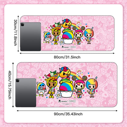 tokidoki Unicorno Mouse Pad Large Gaming Computer Mouse Pad Extended Keyboard Desk Accessories for Office Computer Laptop