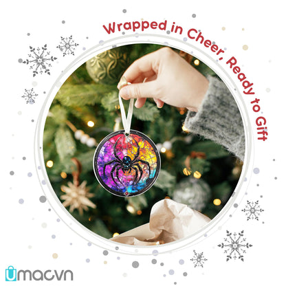 UMACVN Spider Christmas Ornament - Spider Ornaments for Christmas Tree, Animals Christmas Ornaments - Animals Gifts for Lovers - Acrylic Ornament 2025