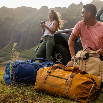 Eagle Creek No Matter What Rolling Duffel - Durable Rolling Bag for Travel - Adjustable Shoulder Strap - Heavy Duty Wheels - Lockable Zippers - Multiple Carry Options - 130L - Black