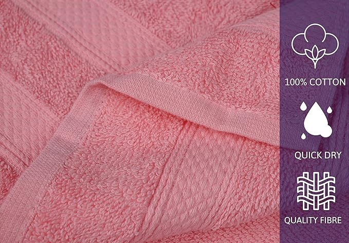 ZUPERIA Classic Hand Towels Pack of 10 100% Ring Spun Cotton Light Weight &