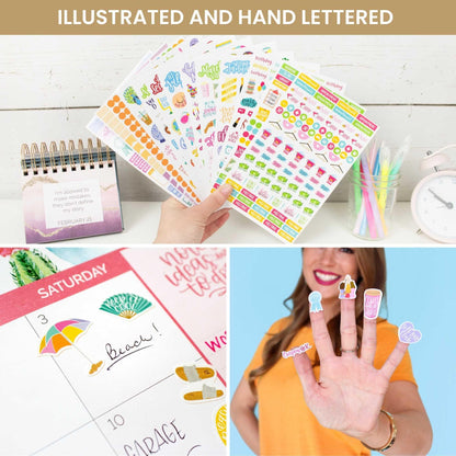 Bloom Daily Planners Planner Sticker Value Pack (13 Unique Sheets / 1,000+ Stickers) - New Variety Assortment Bundle for Planning & Decorating
