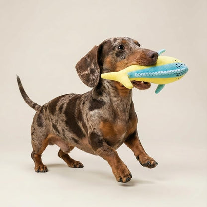 Dog Toys | Plush Mahi Mahi Stuffed Animal for Dogs | Eco Friendly Small Dog Toy