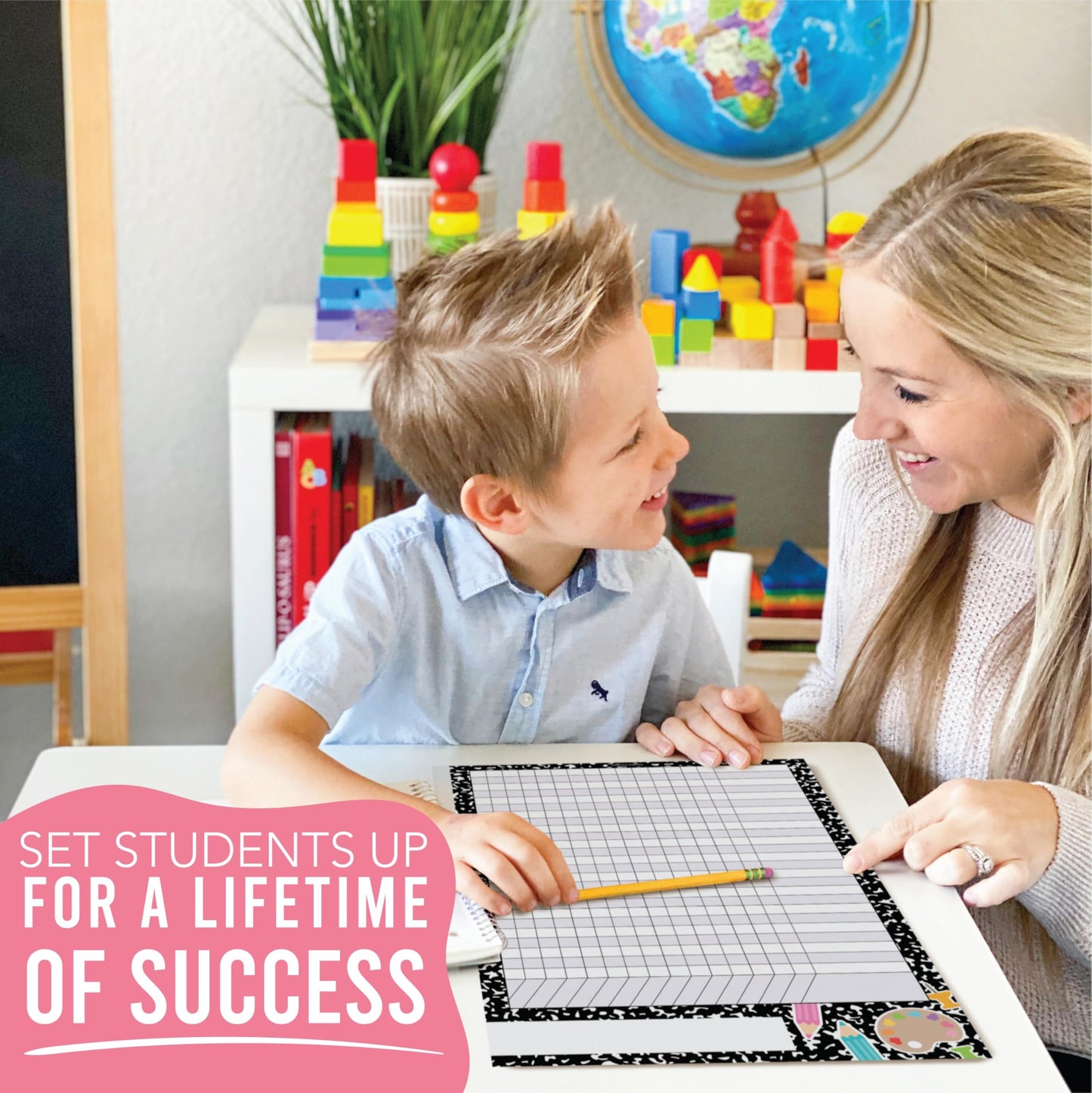 Attendance Chart for Classroom Management - 8 Incentive Chart for Classroom Essentials, 11x17 Student Behavior Charts and Homework Tracker, Teachers Class Attendance and Assignments Log