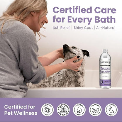 Project Sudz Gentle All Natural Dog Shampoo – Lavender | Soothing Liquid Shampoo for Dogs | Calming, Eco-Friendly, Non-Toxic, Made in USA