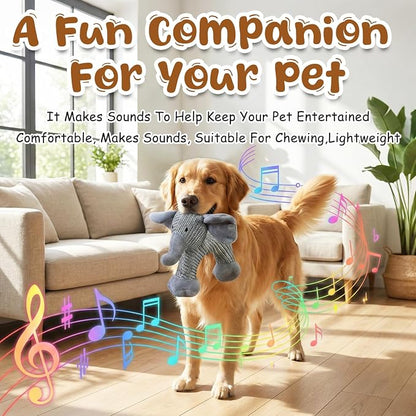 Pet Lori Linen SafariCompanions,Linen Safari Squeaky Dog Chew Toy,Robust Indestructible Dog Stuffed Toy for Small Medium Dogs,with Squeaker-Dog