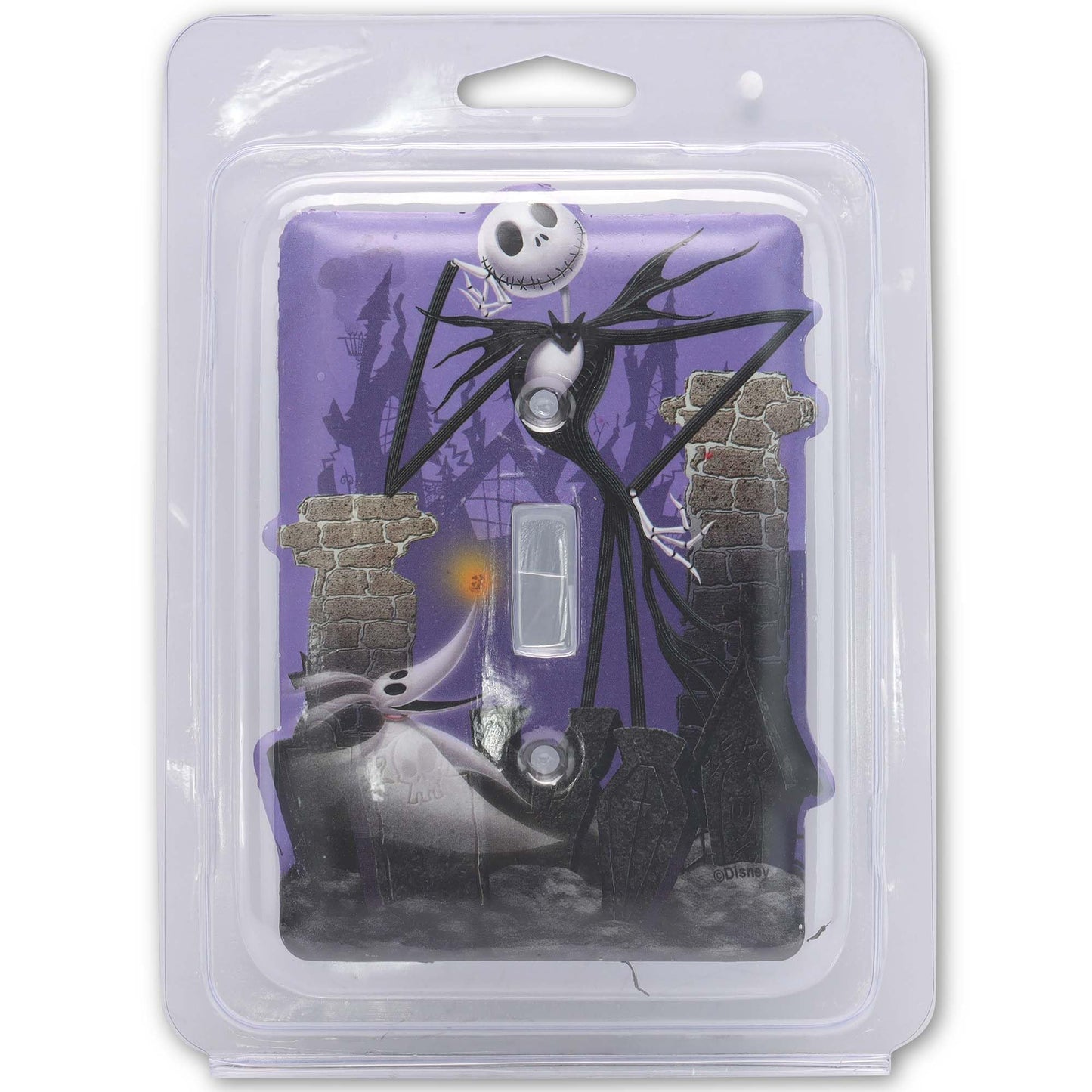 Disney The Nightmare Before Christmas Metal Light Switch Plate - Jack Skellington Switch Plate Decoration for Home