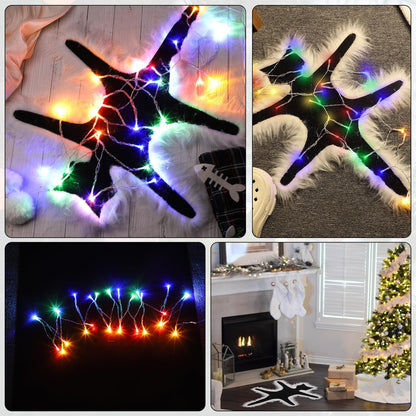 Funny Light Up Cat Rug with Multi-Color Flashing Lights | Holiday Party Decoration Mat | Battery Powered | Machine Washable Halloween (20"x24")