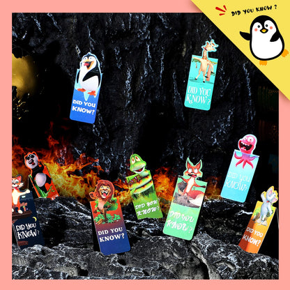 Sepamoon 48 Pcs Animal Magnetic Bookmarks, Cute Page Markers for Classroom Rewards, Teacher Prize Supplies, Reading Incentives, Party Favors, Book Lovers Gifts Bulk