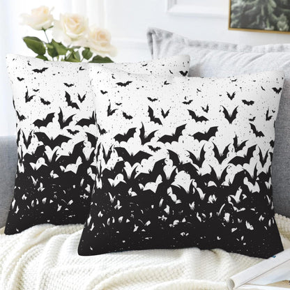 Naqiuli Throw Pillow Covers Small Scattered Flower Pillow Covers 16x16 Inch Set of 2 Throw Pillows Decorative Pillow Cases Cushion Covers for Bedroom Livingroom Sofa Farm House
