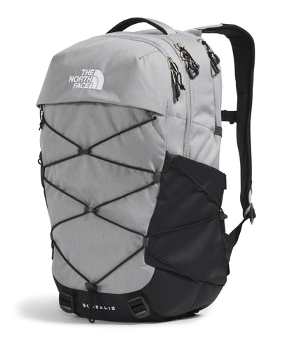 The North Face Borealis Commuter Laptop Backpack - Water Repellent, Laptop Sleeve, Large Main Compartment, Meld Grey Dark Heather/TNF Black-NPF, One Size
