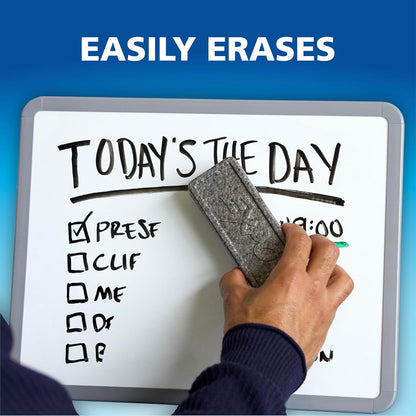 EXPO Dry Erase Markers, Low Odor Ink, Blue, Fine Tip, 12 Count