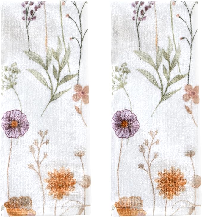 SKL Home Somerset 100% Cotton 2pc Hand Towel Set, Decorative