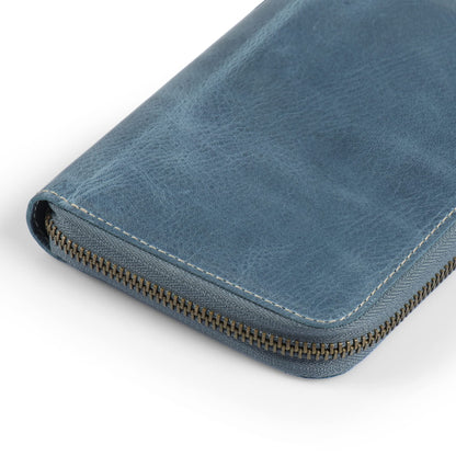 Londo Genuine Leather Padfolio – Portfolio Folder with Pencil Holder, Notepad & Zipper Closure for Business, Office & Travel