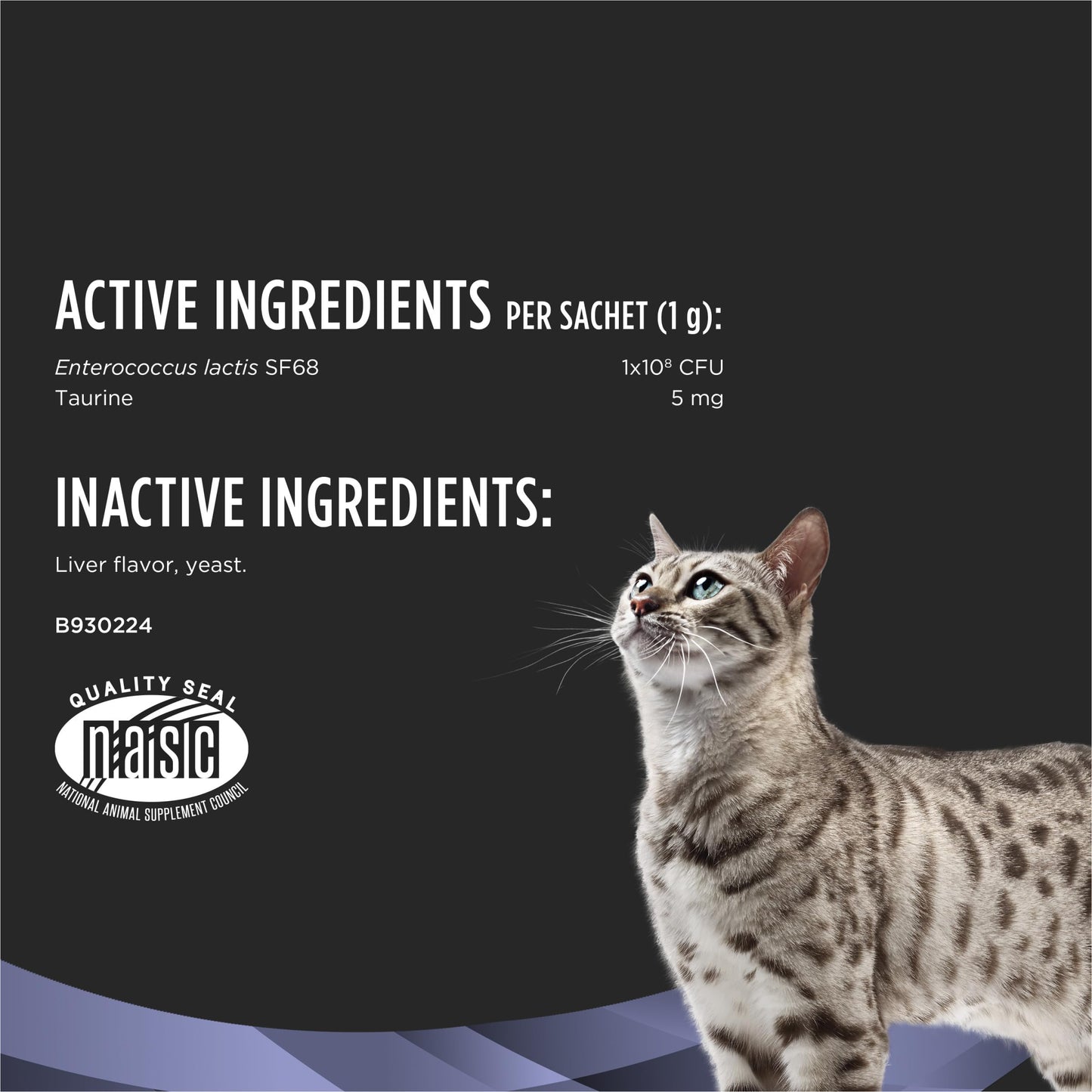 Pro Plan Veterinary Diets FortiFlora Daily Probiotic Powder Supplement for Cats with Digestive Support and Immune System for Occasional Diarrhea