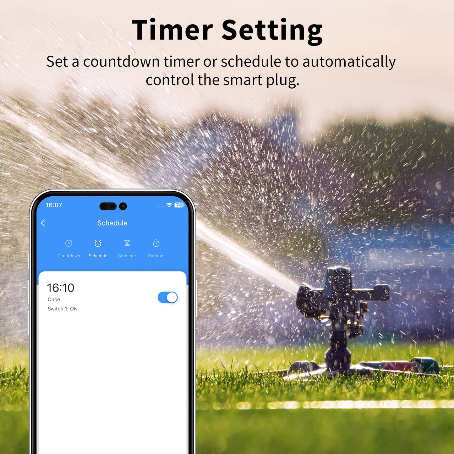Minoston Outdoor Smart Plug, Matter Smart Plug, Smart Home Wi-Fi Outlet IP65 Waterproof, Compatible with Alexa, Apple Home, SmartThings, Google Home, Smart Life, IP65 Waterproof, 2.4Ghz, 2 Pack