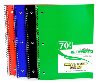 School Supply Boxes | High School Bundle (1 Box) | Back to School Essentials Kit for Students & Teachers | Includes 1" Binders, College-Ruled Notebooks, Highlighters, Markers, & More