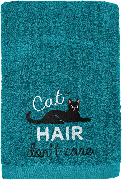 DAN RIVER Dog Towel - Pack of 1, 100% Cotton, 20x40, Ultra Soft 450 GSM, Super Absorbent & Quick Drying Towel for Dogs, Cats, and Other Pets, Teal.