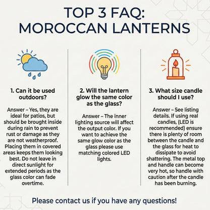 Vela Lanterns Decorative Indoor Moroccan Hanging Candle Holder, Purple, M