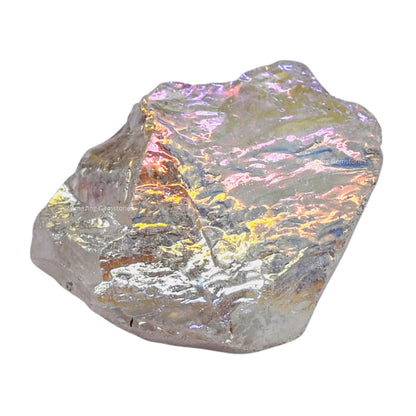 Amazing Gemstone Angel Aura Quartz Raw Crystals and Healing Stones, Natural Rocks for Meditation and DIY Raw Stones and Crystals (1 lb)